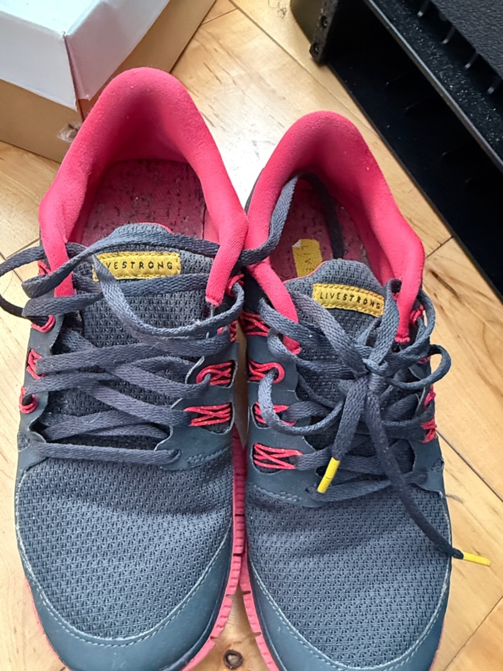 Nike Women's Gray and Pink Livestrong Athletic Sneakers